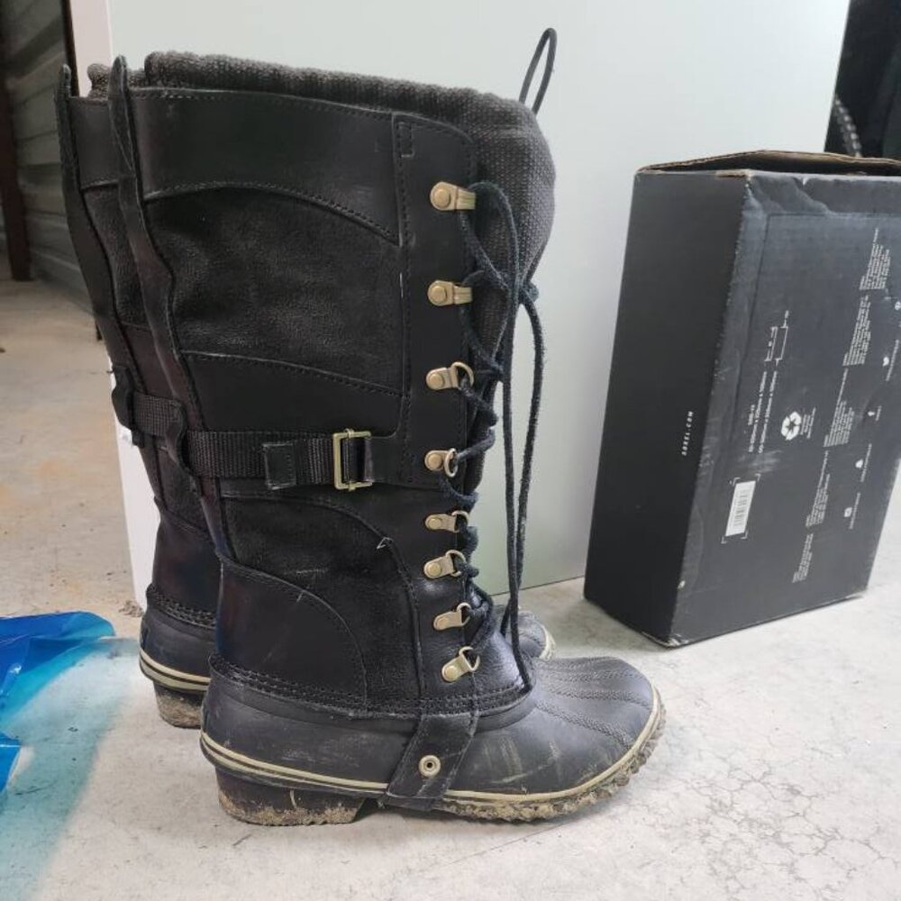 Sorel tall winter boots, size 8.5